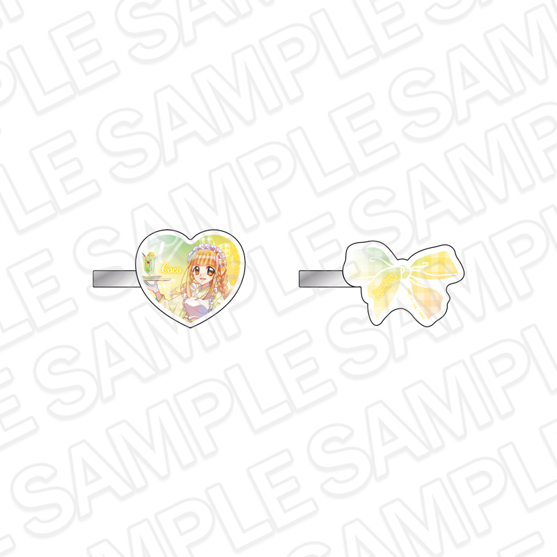 マーメイドメロディー ぴちぴちピッチ_アクリルヘアクリップセット PALE TONE series ココ 和装メイド ver.