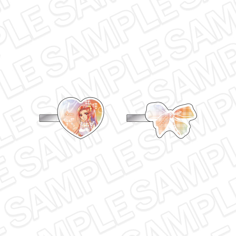 マーメイドメロディー ぴちぴちピッチ_アクリルヘアクリップセット PALE TONE series 沙羅 和装メイド ver.