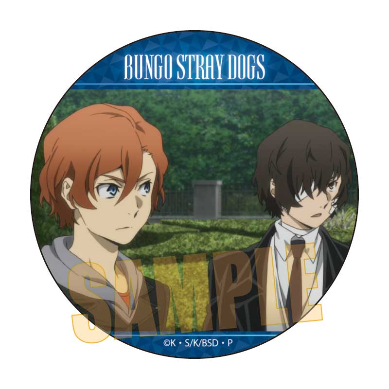 文豪ストレイドッグス_メモリーズ缶バッジ (太宰、中也、十五歳) 太宰 治&中原 中也