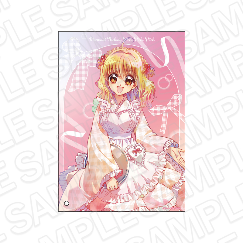 マーメイドメロディー ぴちぴちピッチ_ミニアクリルアート PALE TONE series 七海 るちあ 和装メイド ver.