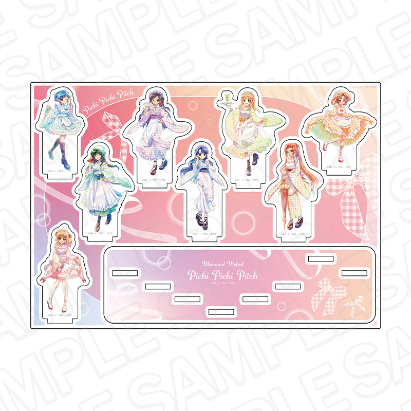 マーメイドメロディー ぴちぴちピッチ_アクリルジオラマ PALE TONE series 和装メイド ver.