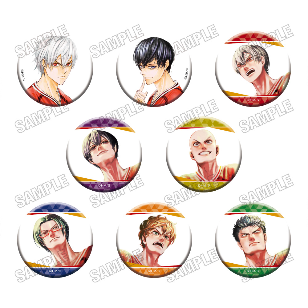 灼熱カバディ_缶バッジコレクション　【コンプリートBOX／8個入り】	