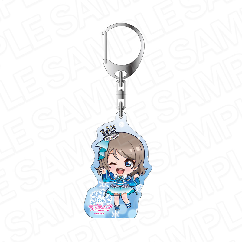 ラブライブ!サンシャイン!!_ホログラムキーホルダー 渡辺 曜 イルミネーション デフォルメ ver.