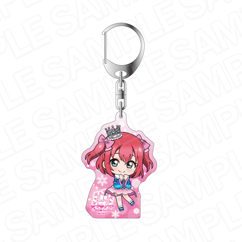 ラブライブ!サンシャイン!!_ホログラムキーホルダー 黒澤ルビィ イルミネーション デフォルメ ver.