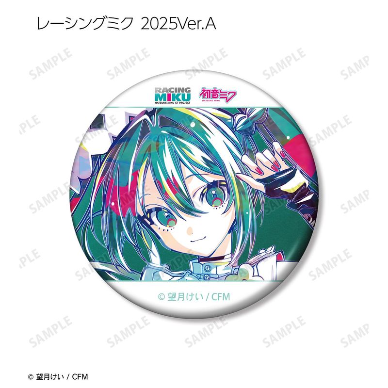 初音ミク GTプロジェクト_トレーディング Ani-Art メタリック缶バッジ