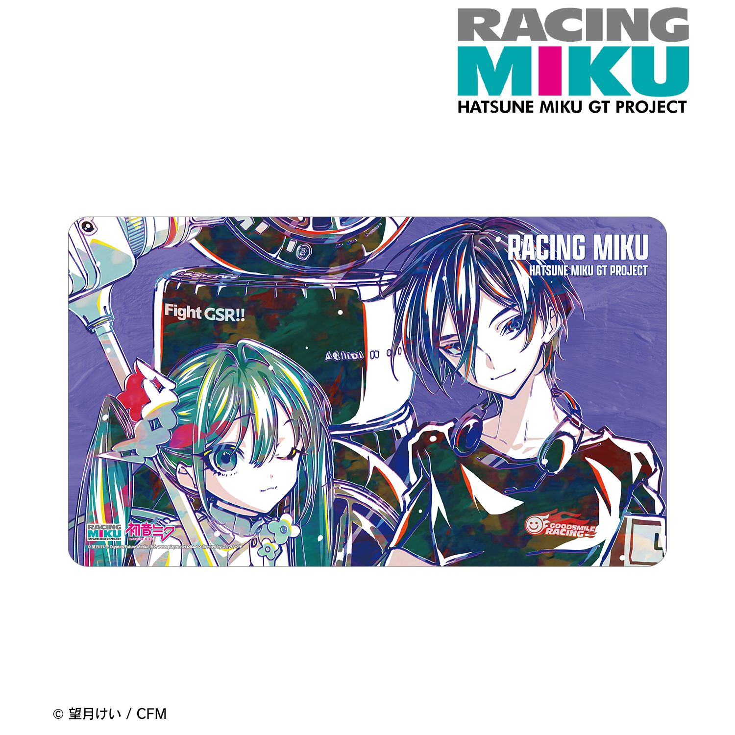 初音ミク GTプロジェクト_レーシングミク 2025Ver. Ani-Art 第3弾 マルチデスクマット ver.A