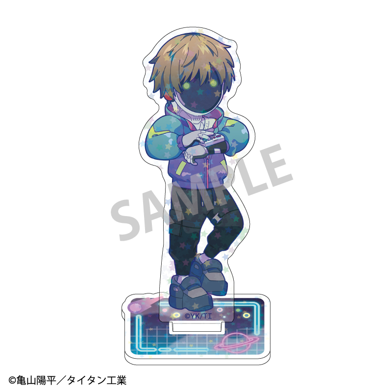 銀河特急?ミルキー☆サブウェイ_ホログラムミニアクリルスタンド　マックス／描き起こし第2弾