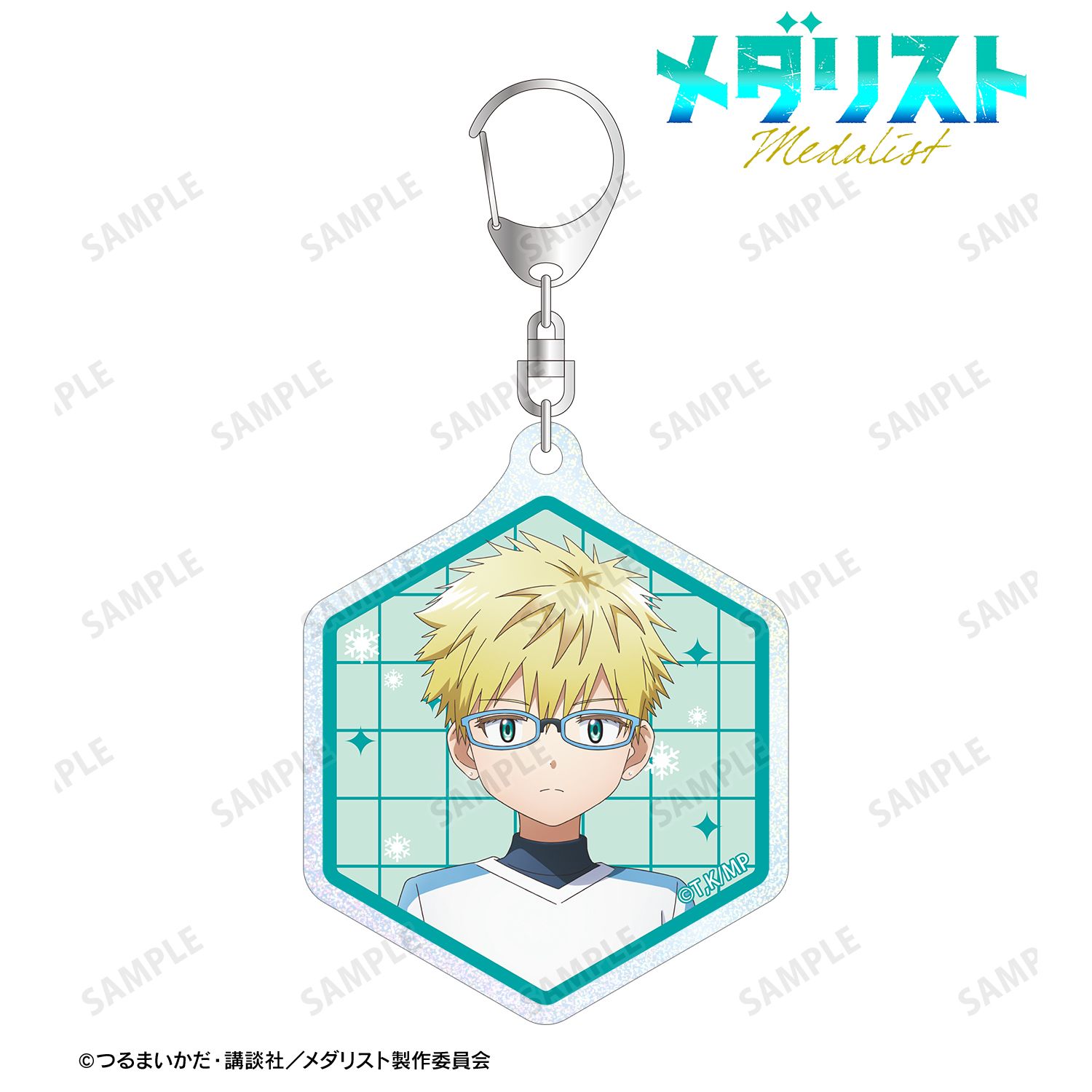 メダリスト_?鳥理凰 グリッターアクリルキーホルダー