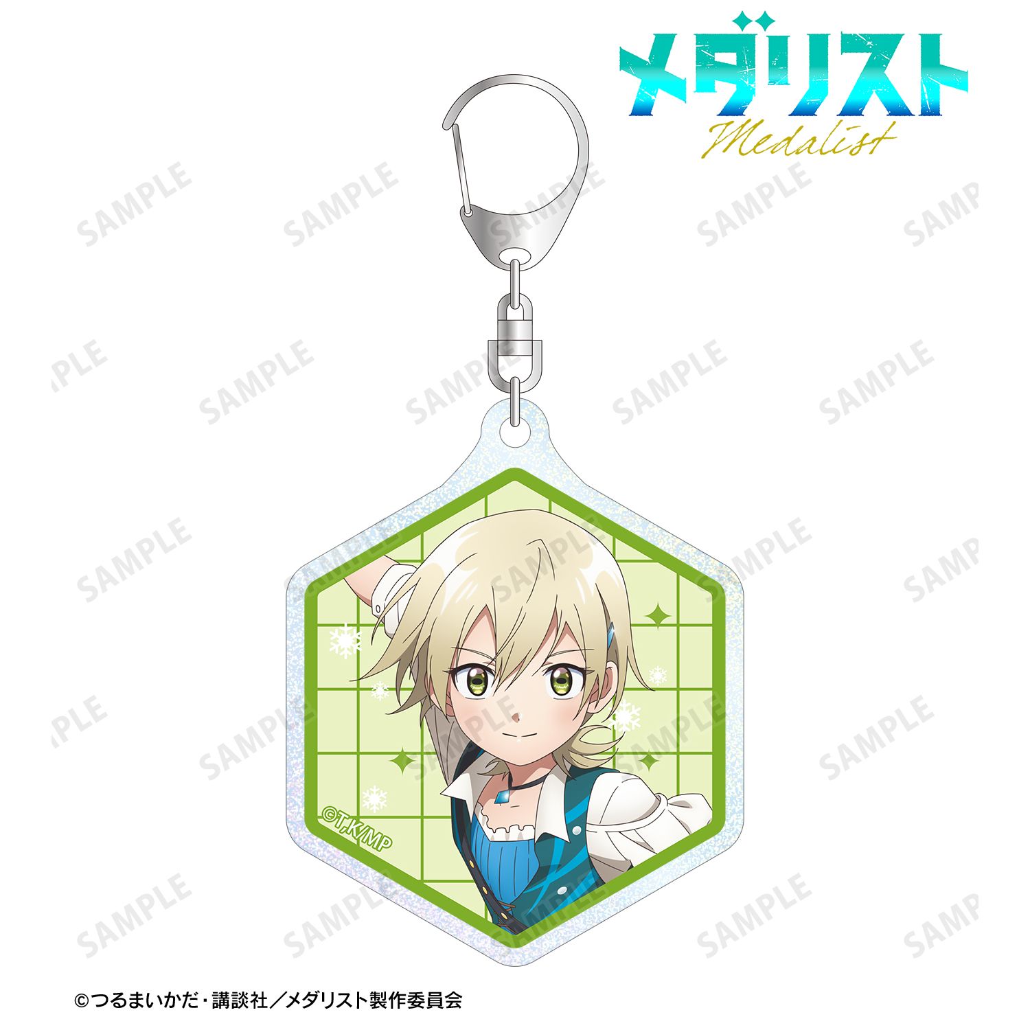 メダリスト_八木夕凪 グリッターアクリルキーホルダー