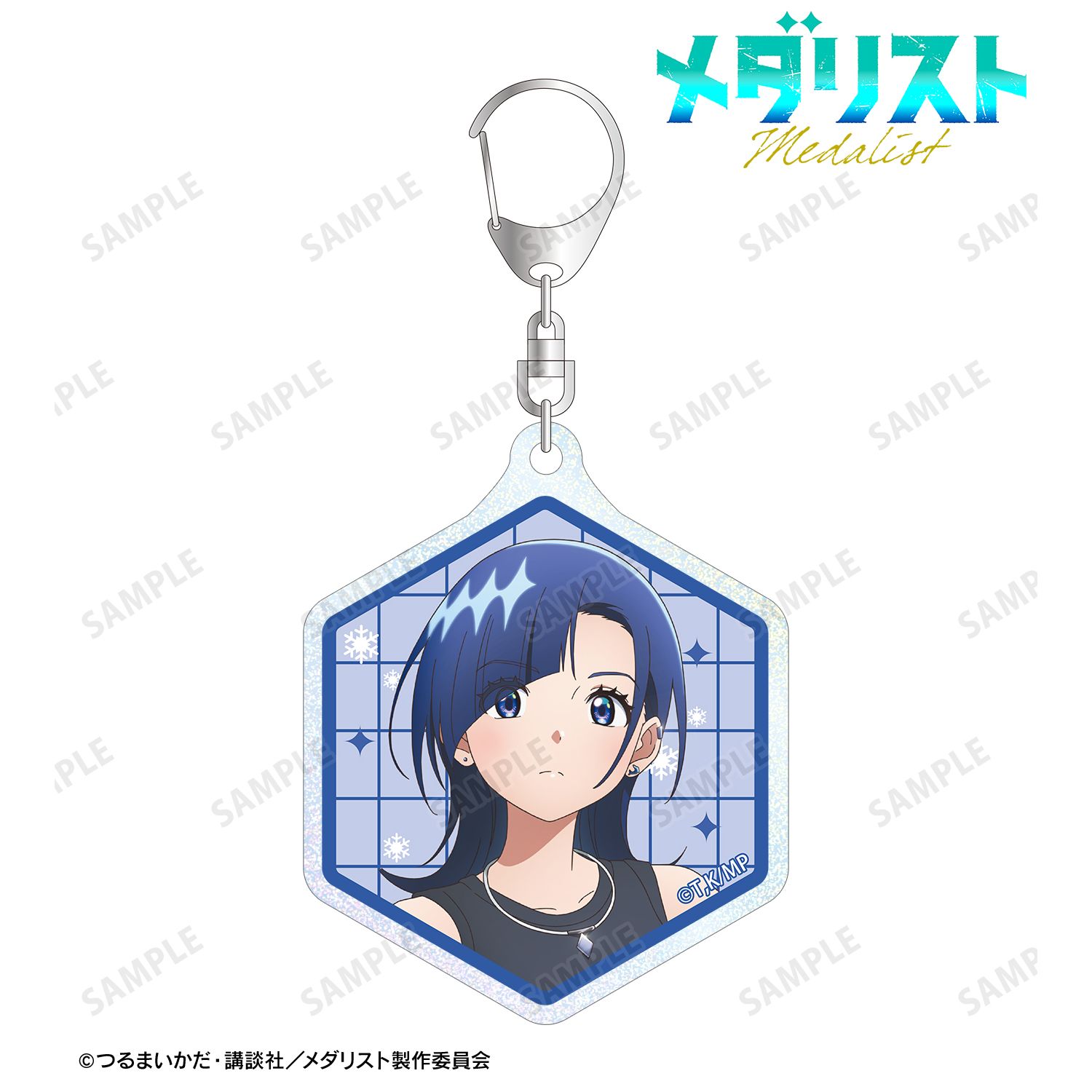 メダリスト_岡崎いるか グリッターアクリルキーホルダー