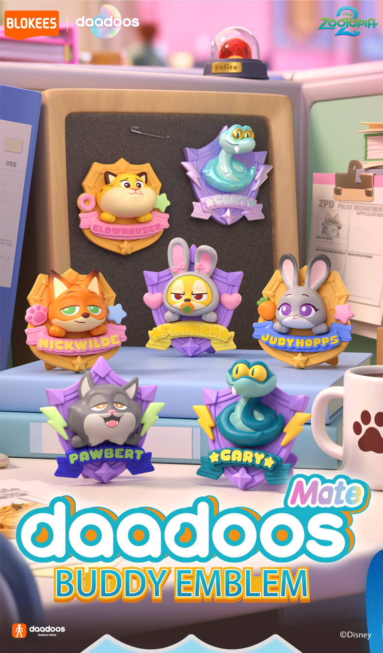 ズートピア_daadoos MATE 01 バディ・エンブレム【BOX／6個入り】