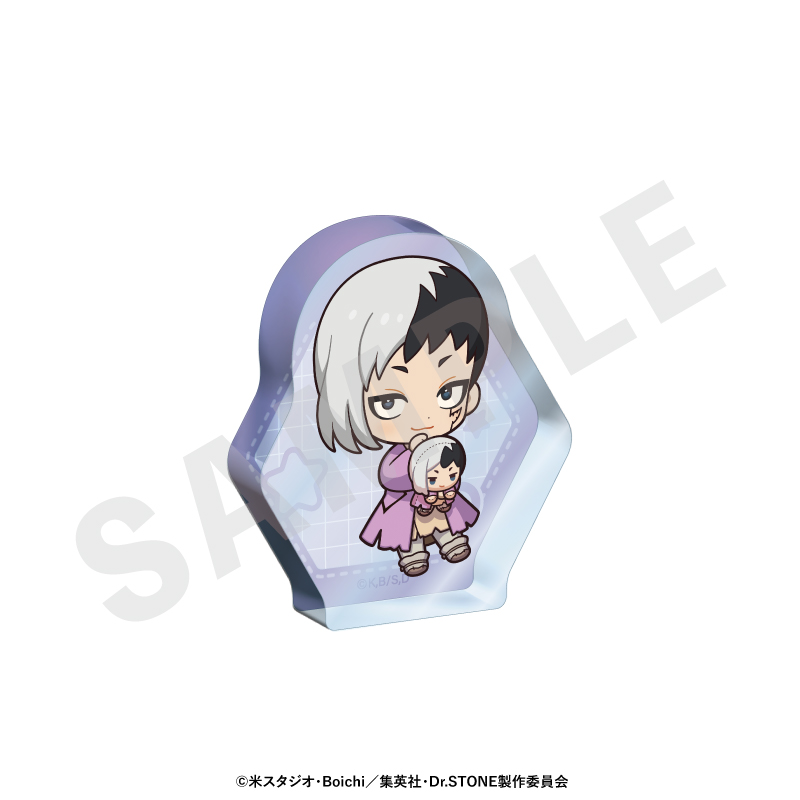 Dr.STONE_だっこシリーズ ミニアクリルブロック（あさぎりゲン）