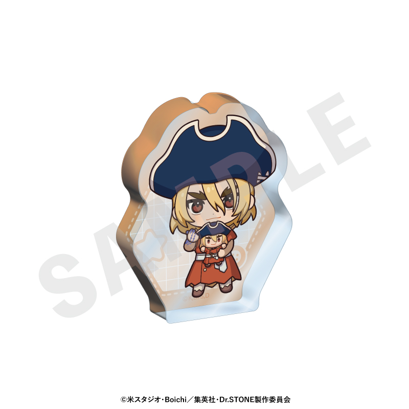 Dr.STONE_だっこシリーズ ミニアクリルブロック（七海龍水）