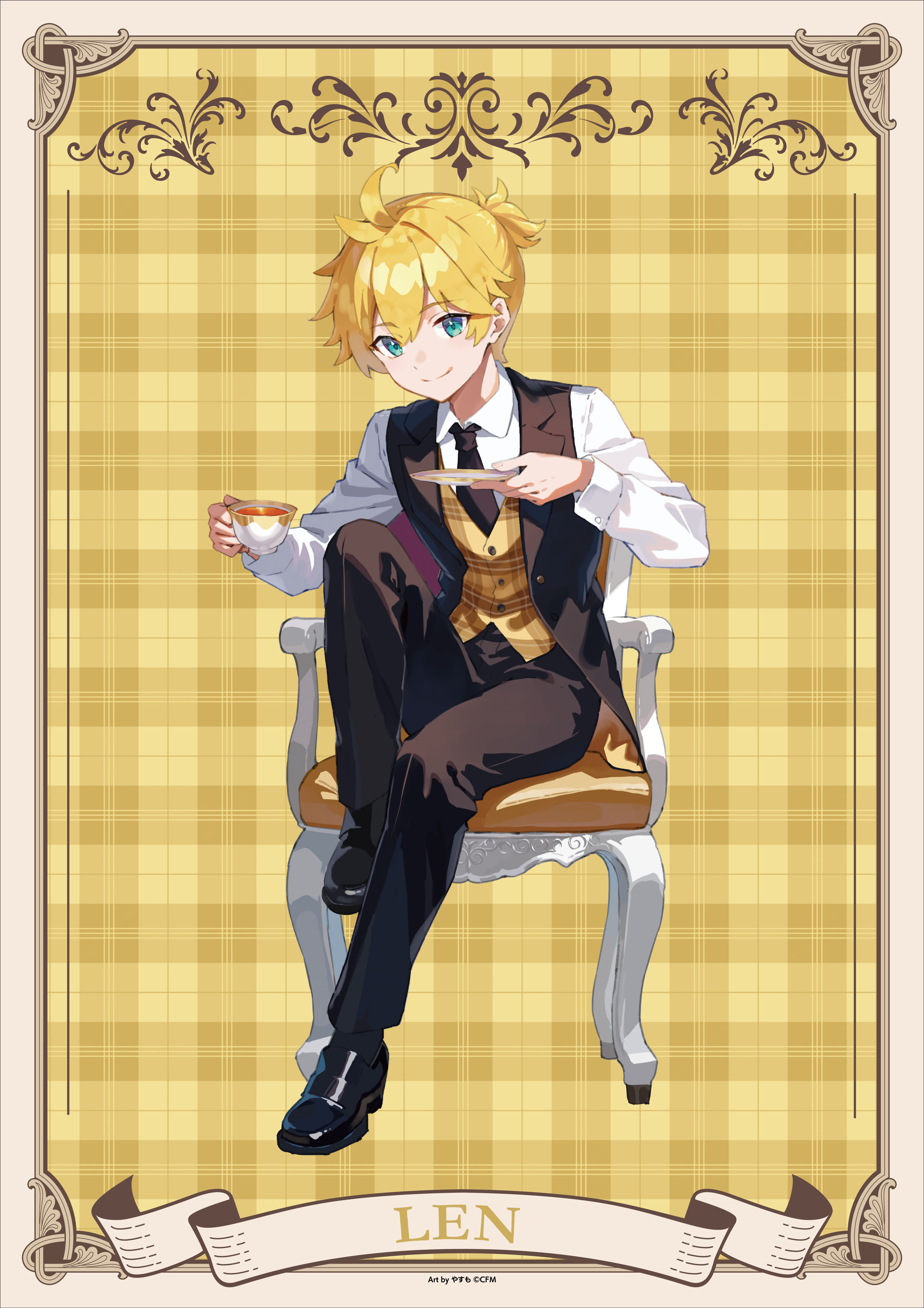 初音ミクシリーズ_ミニクリアポスター／鏡音レン