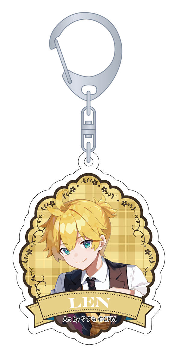 初音ミクシリーズ_ホログラムアクリルキーホルダー／鏡音レン