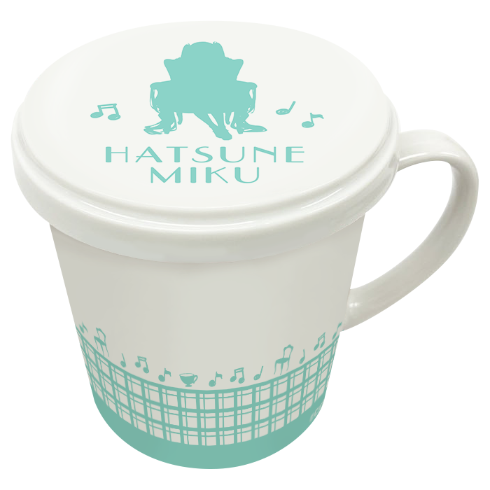初音ミクシリーズ_ふた付きマグカップ／初音ミク