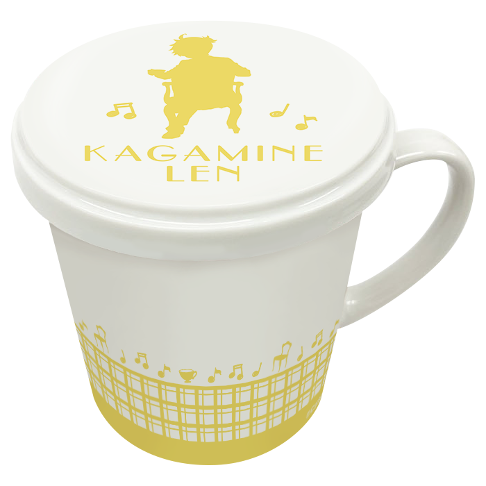 初音ミクシリーズ_ふた付きマグカップ／鏡音レン