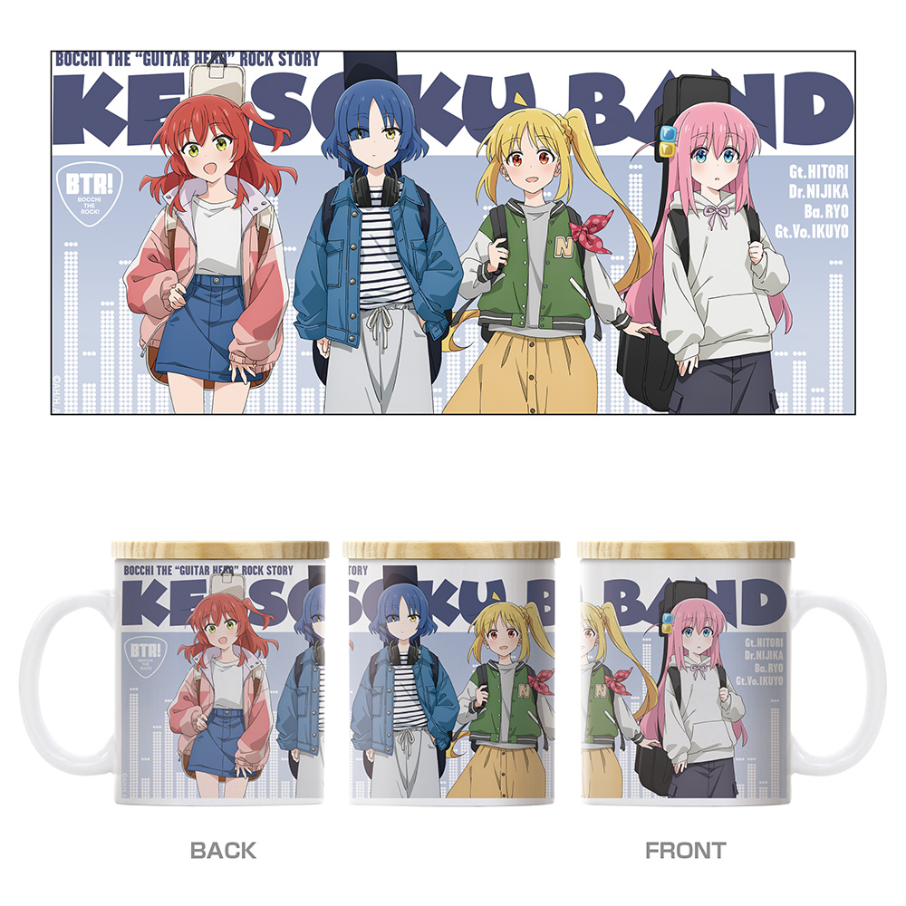 ぼっち・ざ・ろっく!_結束バンド フタ付きフルカラーマグカップ ストリートファッションVer.