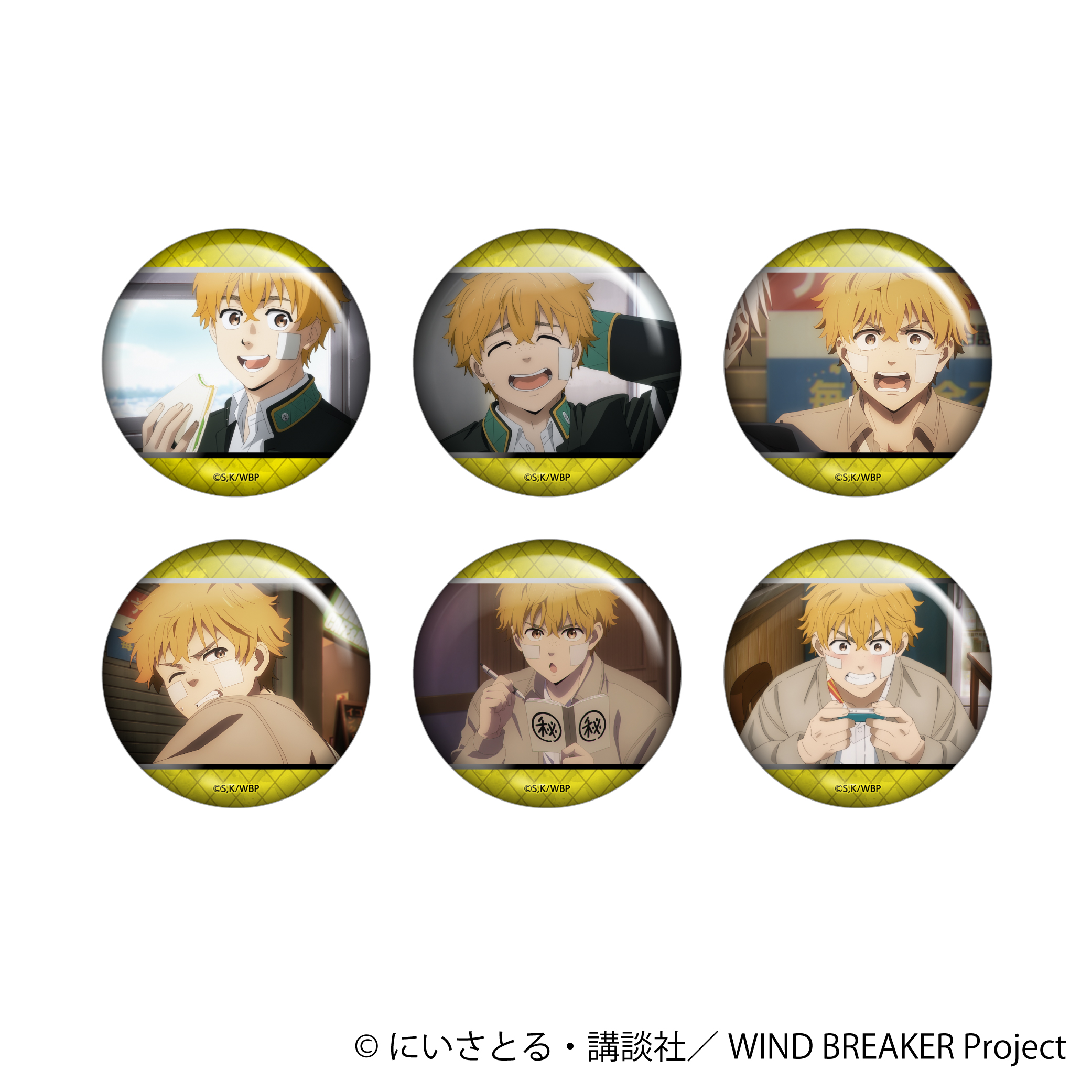 WIND BREAKER_楡井がいっぱいホロキャラバッジコレクション　【BOX／6個入り】