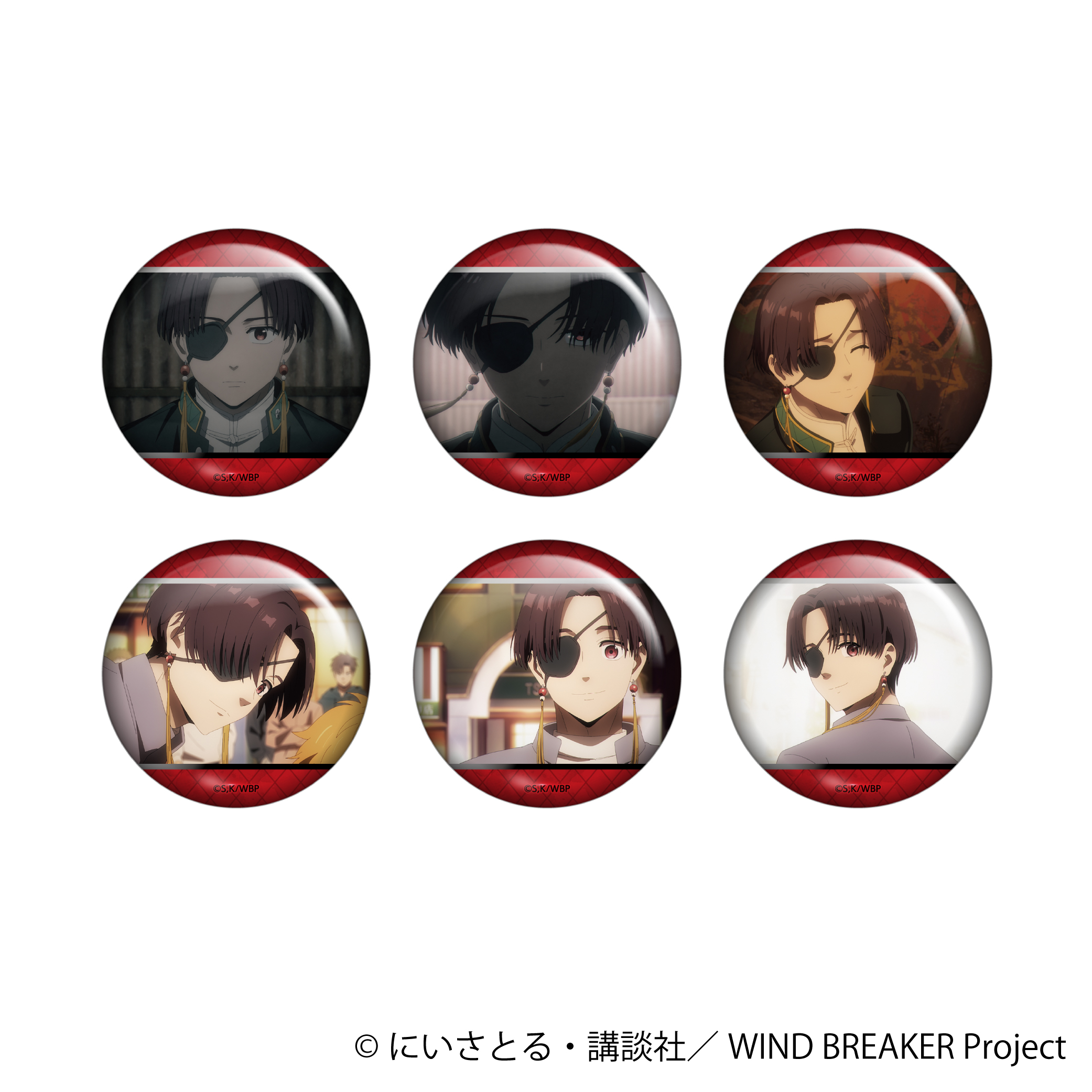 WIND BREAKER_蘇枋がいっぱいホロキャラバッジコレクション　【BOX／6個入り】