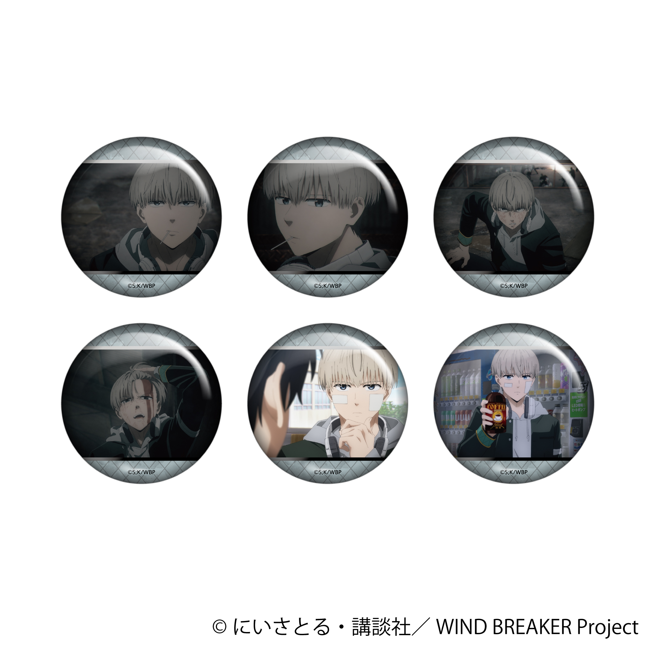 WIND BREAKER_梶がいっぱいホロキャラバッジコレクション　【BOX／6個入り】