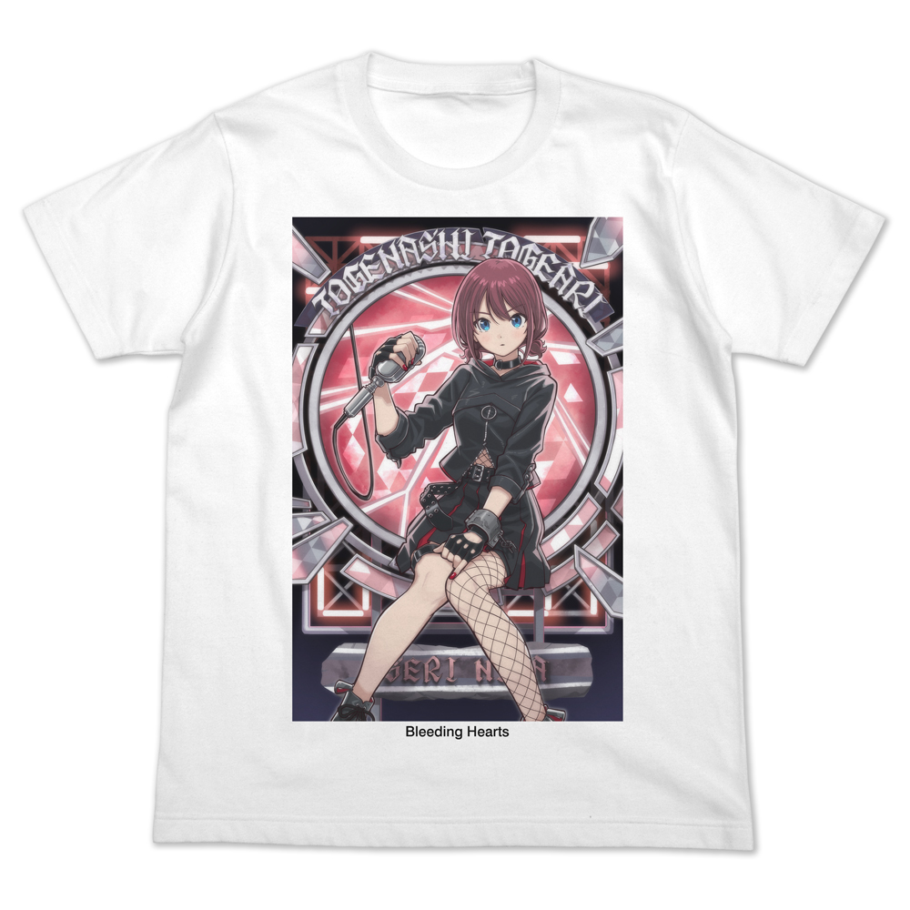 ガールズバンドクライ_XLサイズ_描き下ろし 井芹仁菜 フルカラーTシャツ 爆ぜて咲くVer./WHITE