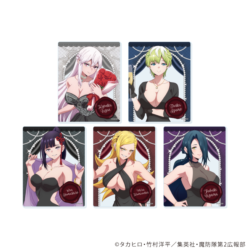 魔都精兵のスレイブ2_アクリルカード01/コンプリートセット(全5種)(描き下ろしイラスト)【コンプリートセット/5個入り】