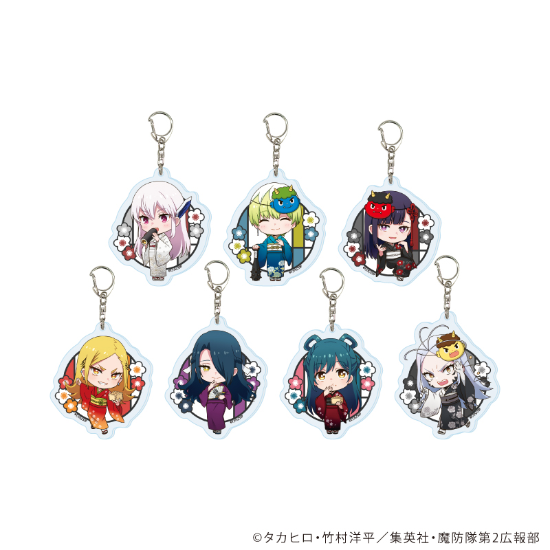 魔都精兵のスレイブ2_アクリルキーホルダー02/コンプリートセット(全7種)(ミニキャライラスト)【コンプリートセット/7個入り】