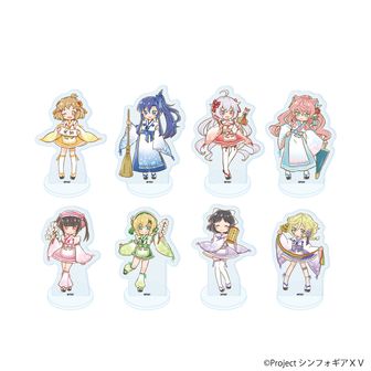 戦姫絶唱シンフォギアXV_アクリルクロック 響&翼&クリス&奏&未来
