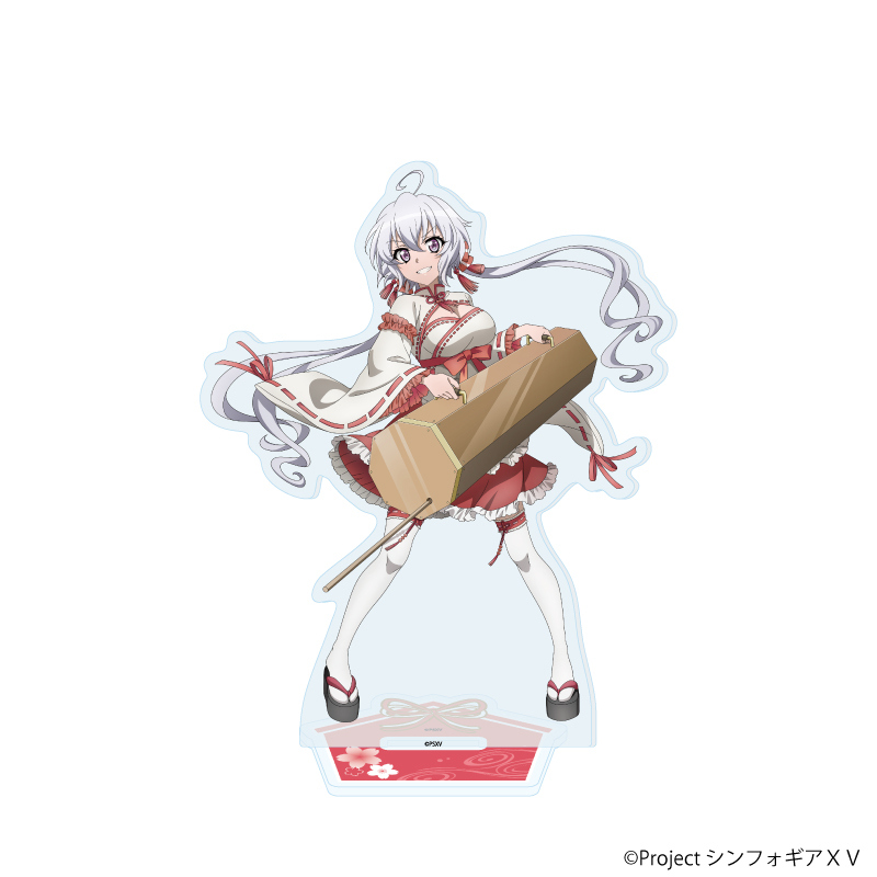 戦姫絶唱シンフォギアＸＶ_アクリルスタンド57/雪音クリス 巫女風メイドVer.(描き下ろしイラスト)