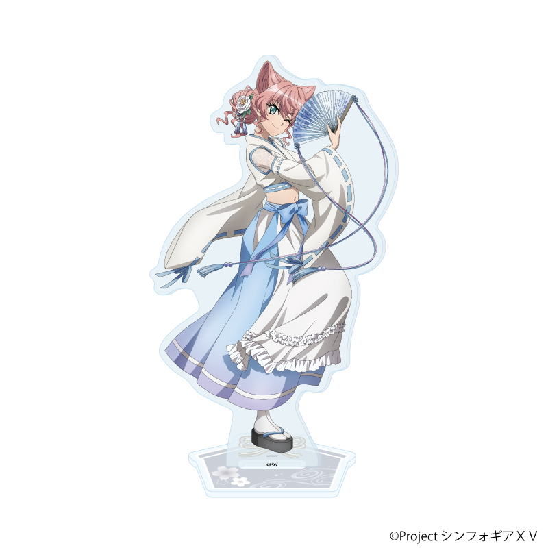 戦姫絶唱シンフォギアＸＶ_アクリルスタンド58/マリア・カデンツァヴナ・イヴ 巫女風メイドVer.(描き下ろしイラスト)