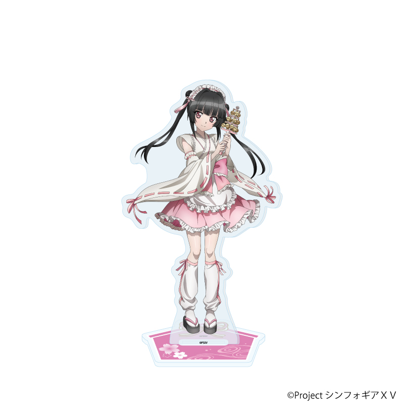 戦姫絶唱シンフォギアＸＶ_アクリルスタンド59/月読調 巫女風メイドVer.(描き下ろしイラスト)