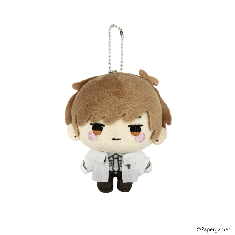 恋とプロデューサー～EVOL×LOVE～_ミニぬいぐるみキーホルダー01/ハク(グラフアートイラスト)