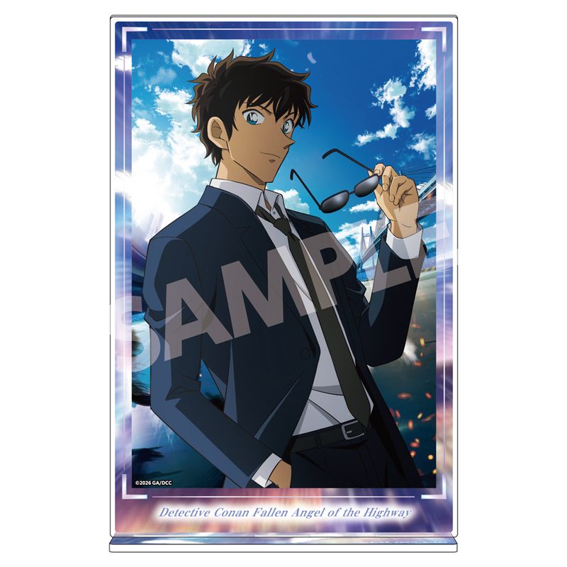 最終価格☆レア☆名探偵コナン ハイウェイの堕天使 ミッドナイト 松田陣平 劇場版 名探偵コナン ハイウェイの堕天使_アクリルアートスタンド 松田
