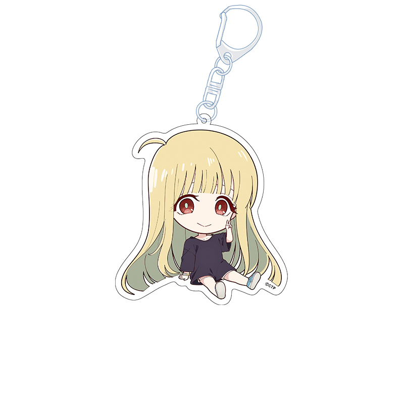 超かぐや姫！_ぺたん娘アクリルキーホルダー かぐや/現実