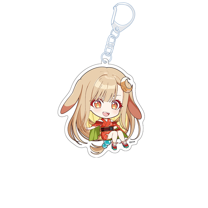 超かぐや姫！_ぺたん娘アクリルキーホルダー かぐや/VR