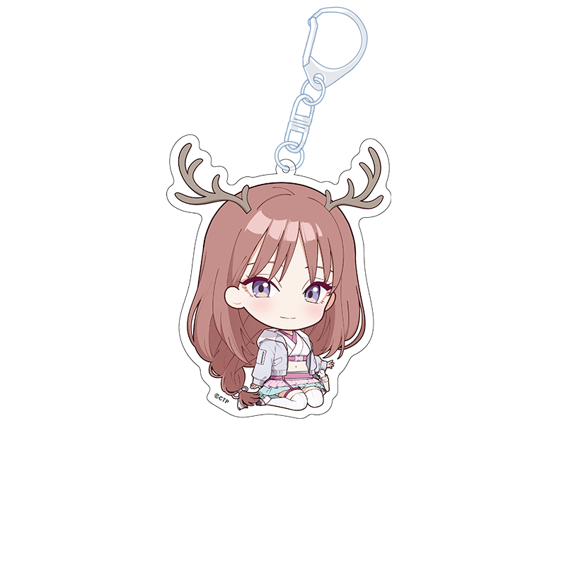 超かぐや姫！_ぺたん娘アクリルキーホルダー 綾紬芦花