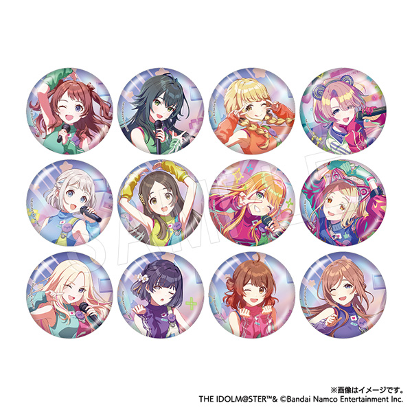 学園アイドルマスター_ミラクルナナウ(ﾟ∀ﾟ)! トレーディングオーロラ缶バッジ【BOX/12個入り】