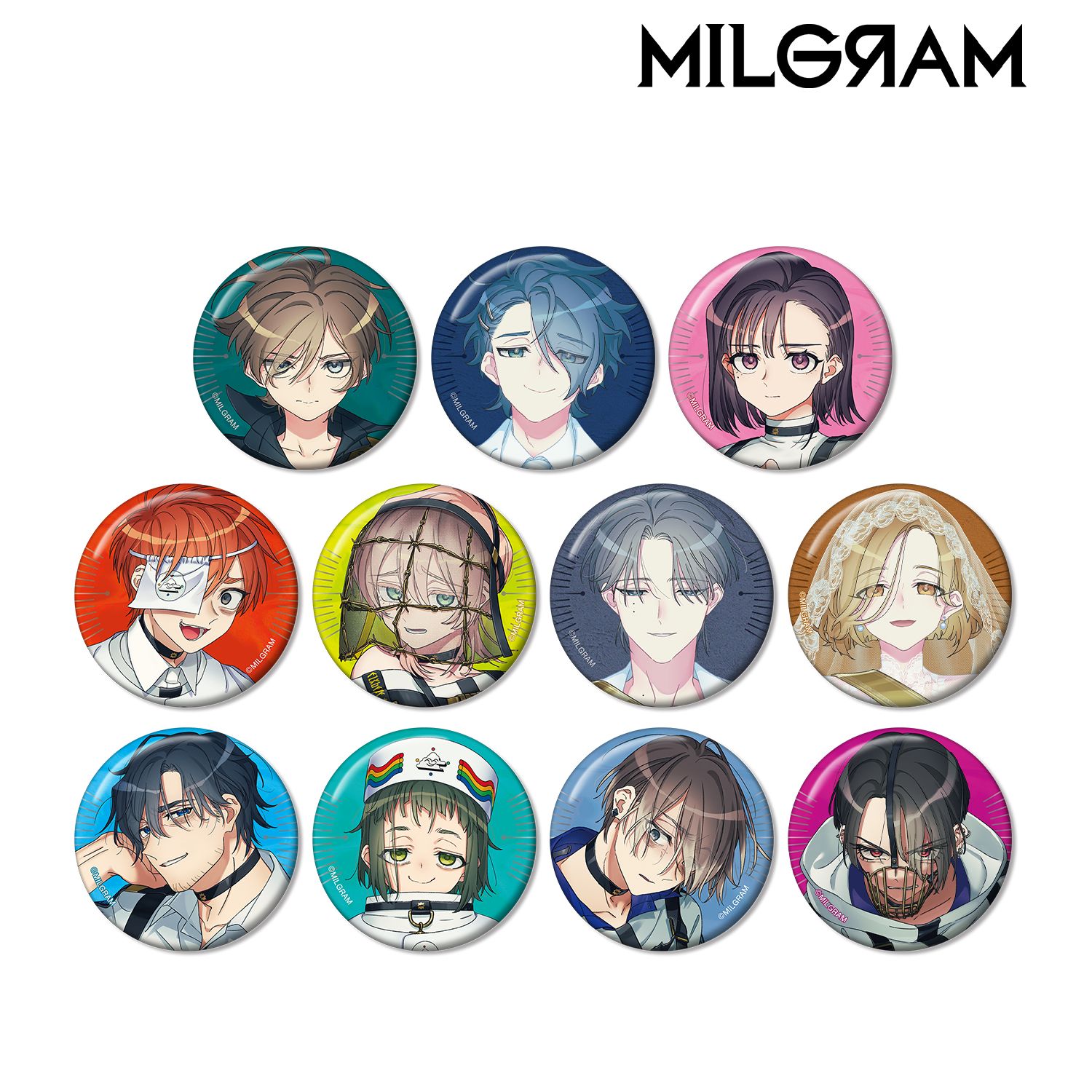 MILGRAM -ミルグラム-_トレーディング缶バッジ vol.3(単位/コンプリートBOX)【BOX／11個入り】