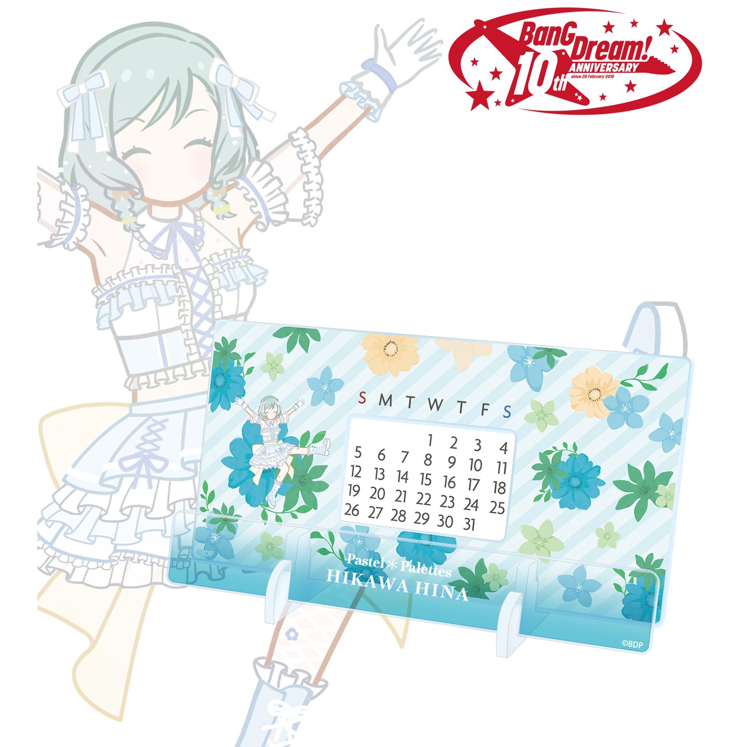 BanG Dream!_氷川 日菜 Botania 卓上アクリル万年カレンダー