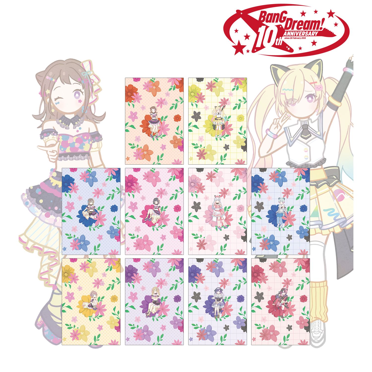 BanG Dream!_トレーディング Botania ポストカード ver.A(単位/コンプリートBOX)【BOX／10個入り】
