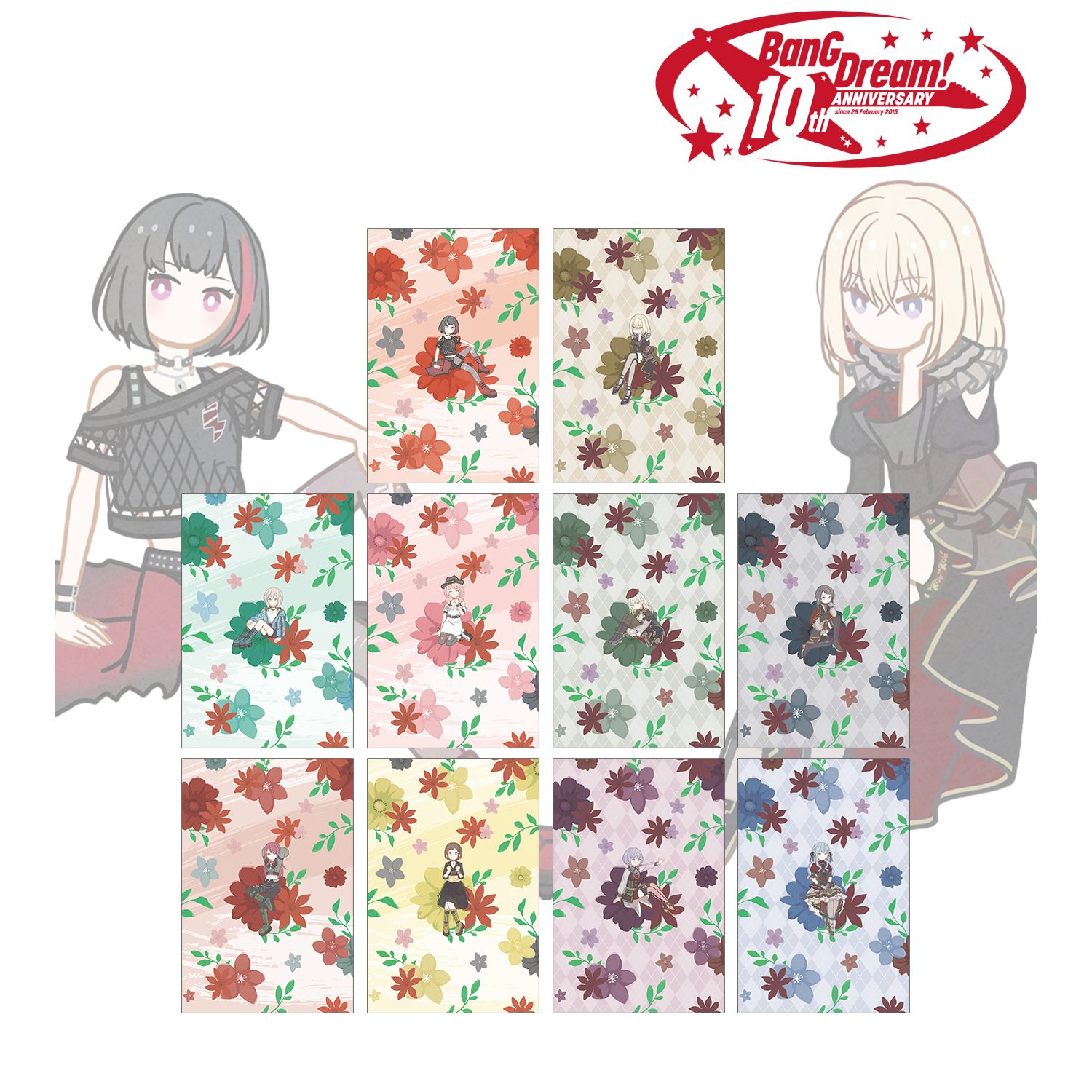 BanG Dream!_トレーディング Botania ポストカード ver.B(単位/コンプリートBOX)【BOX／10個入り】