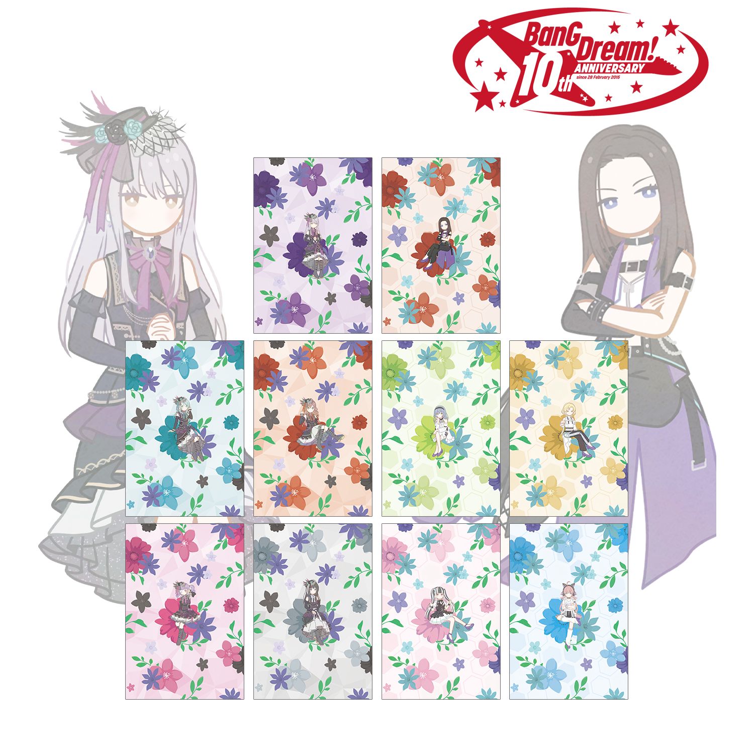 BanG Dream!_トレーディング Botania ポストカード ver.D(単位/コンプリートBOX)【BOX／10個入り】