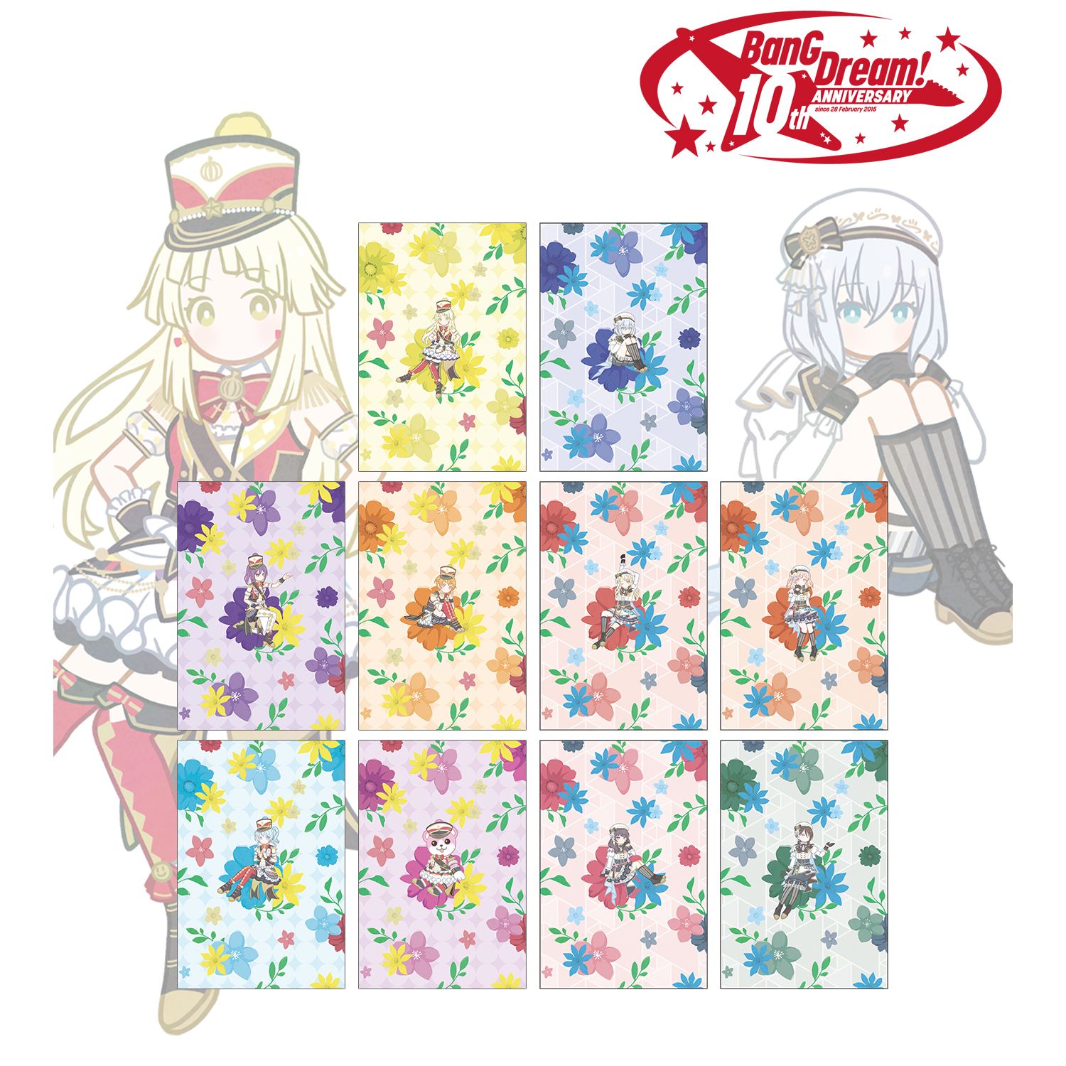 BanG Dream!_トレーディング Botania ポストカード ver.E(単位/コンプリートBOX)【BOX／10個入り】