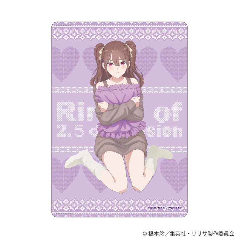 2.5次元の誘惑_キャラクリアケース18/橘 美花莉 お部屋ニットver.(描き下ろしイラスト)