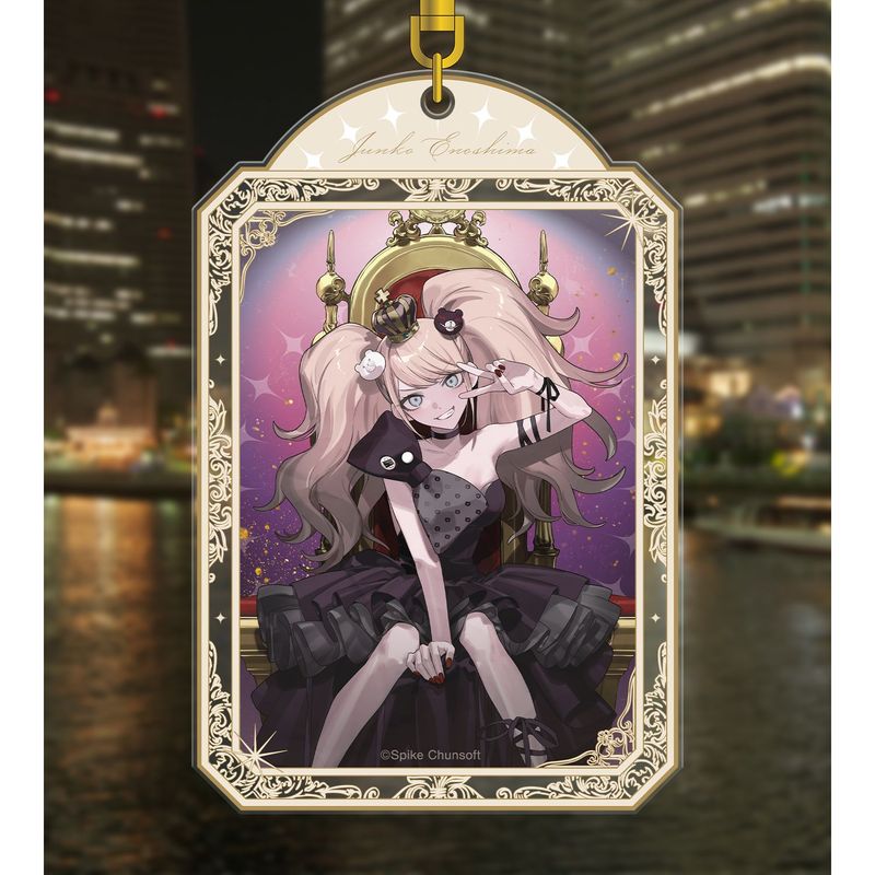 【期間限定値下げ】ダンガンロンパ　アクリルキーホルダーセット ダンガンロンパシリーズ_およさんイラスト 江ノ島盾子 玉座ver. BIG