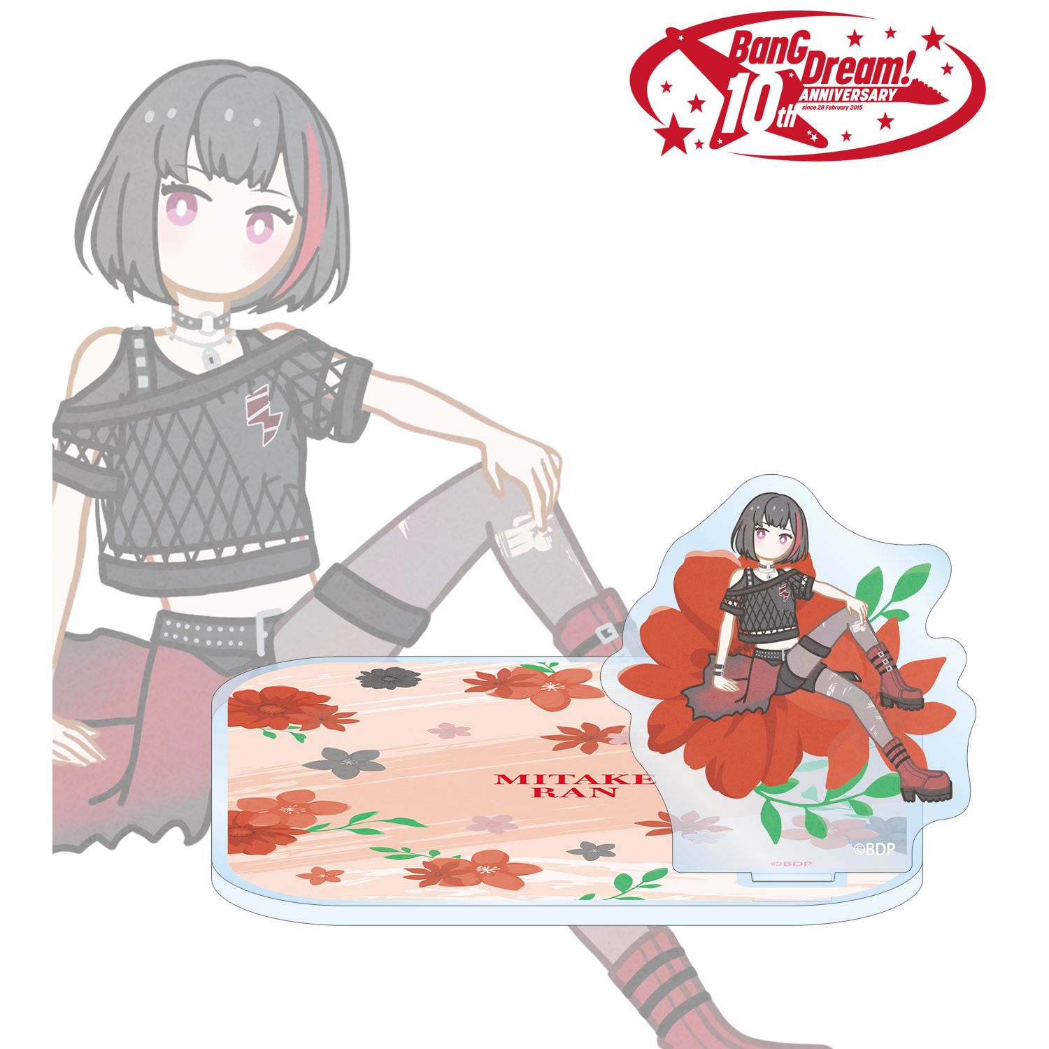 BanG Dream!_美竹 蘭 Botania アクリルスタンド付きコースター