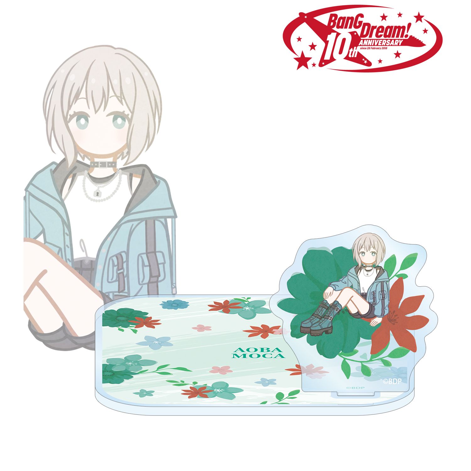 BanG Dream!_青葉 モカ Botania アクリルスタンド付きコースター
