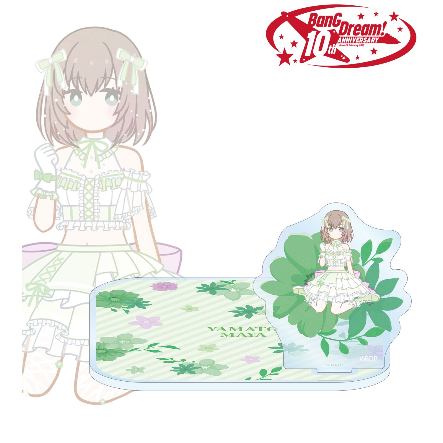 BanG Dream!_大和 麻弥 Botania アクリルスタンド付きコースター