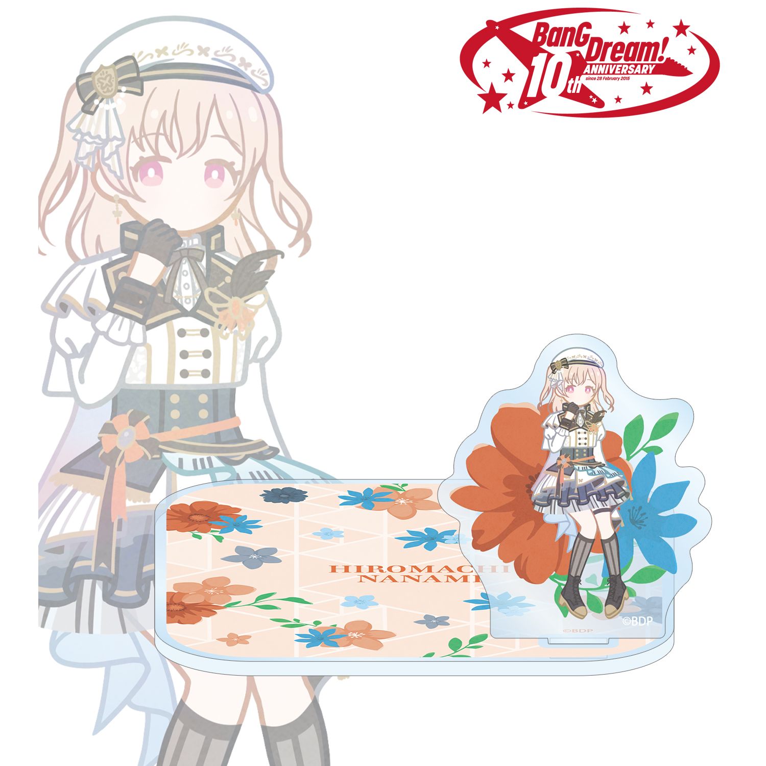 BanG Dream!_広町 七深 Botania アクリルスタンド付きコースター